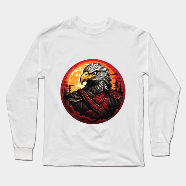 Eagle Long Sleeve T-Shirt by Kicosh